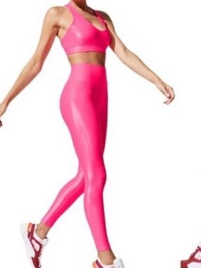 Carbon38 Hot Pink High-Rise Leggings takara shine